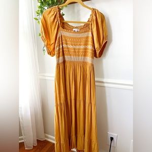 Baltic Born Mustard Maxi Dress